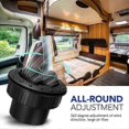 thumbnail image 5 of Garneck 2pcs 60mm Dashboard Air Vent Outlet Air Conditioning Deflector Side Roof For Car Rv Atv A1176 (black) Universal Outlet, 5 of 5