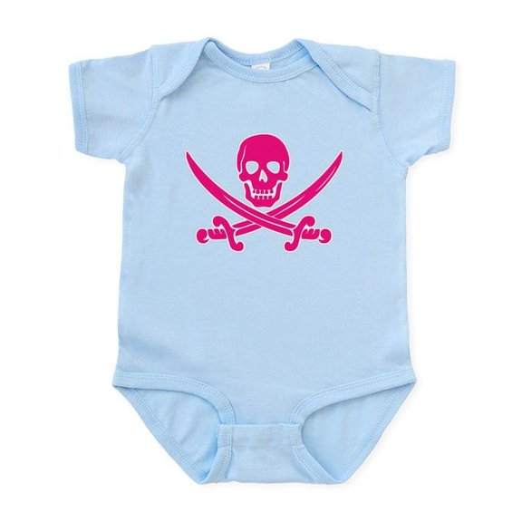 CafePress - Pink Calico Jack Infant Bodysuit - Baby Light Bodysuit, Size Newborn - 24 Months