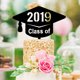 thumbnail image 2 of Black Class of 2019 Felicitaciones Grad Cake Topper Acrílico Graduación Pastel Decoraciones Suministros para fiestas, 2 of 8