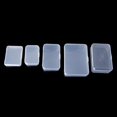 thumbnail image 2 of HannLk Rectangular Plastic Clear Transparent Storage Box Collection Container Organizer, 2 of 16