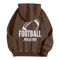 thumbnail image 4 of Hoodies for Men Casual Football Game Theme Print Loose Pullover Long Sleeve Hooded Sweatshirt Comfortable Warm Fall Winter Daily Wear Sweatshirts for Men Coffee XL, 4 of 5