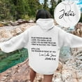 thumbnail image 2 of Casual Pullover Hoodie for Women - Front and Back Letter Print Hoodie with Pockets, Loose-Fit Hooded Sweatshirt for Everyday Wear, 2 of 8