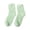 11# Light Green, variant on Womens Super Soft Cozy Crew Socks Fuzzy Plush Warm Winter Home Sleeping Slipper Socks Watermelon Red One Size