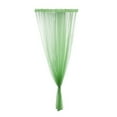 thumbnail image 2 of Light Green Sheer Curtain Panel 200X100Cm, Tulle Window Voile Drape for Living Room, Modern Light Filtering Single Curtain for Home Decor, 2 of 3