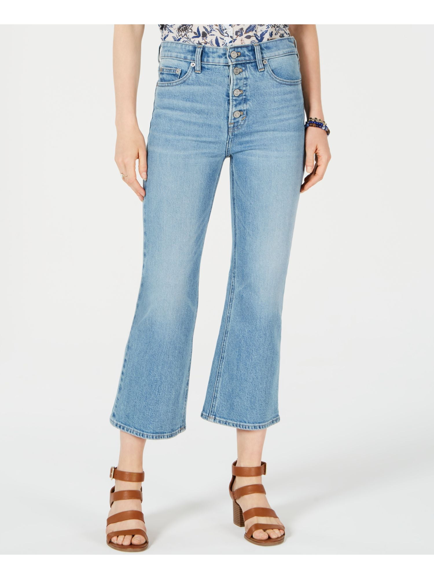 LUCKY BRAND $89 Womens New Aqua Cropped 