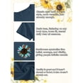 thumbnail image 3 of Anbech Sunflower Shirts for Women Graphic Tee Ladies Patriotic Tee Shirt Christian Top Short Sleeve, 3 of 7