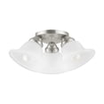 thumbnail image 6 of Livex Lighting Edgemont Ceiling Mount in Brushed Nickel, 6 of 8