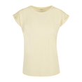 thumbnail image 1 of Build Your Brand Womens Cotton Extended Shoulder T-Shirt, 1 of 4