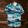 thumbnail image 4 of Rvwovn Men's and Women's Summer Hawaiian Beach Shirt - Short Sleeve Floral Tropical Button Down Casual Top, 4 of 7
