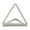 Silver, variant on Table Number Holder, Place Small Triangle Shape Name Numbers Table Photo Picture Holder Stand Clip for Wedding Baby Shower Party, Suitable for Small Card (Black) 0.94x0.94"