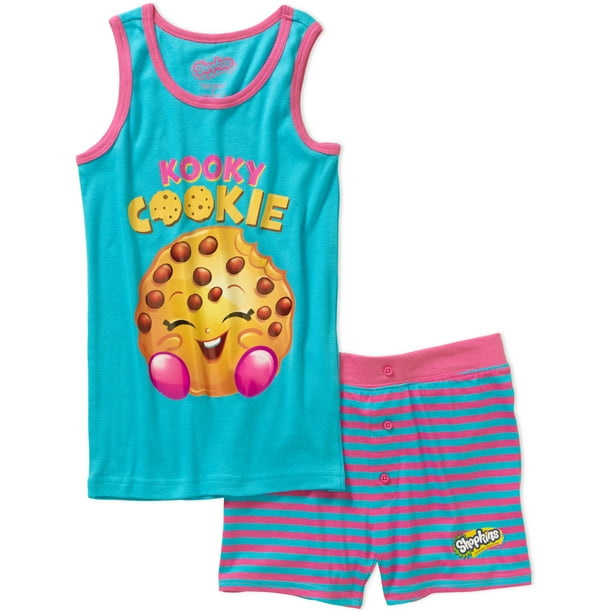 Girls' Kooky Cookie Tank Sleepwear Set - Walmart.com