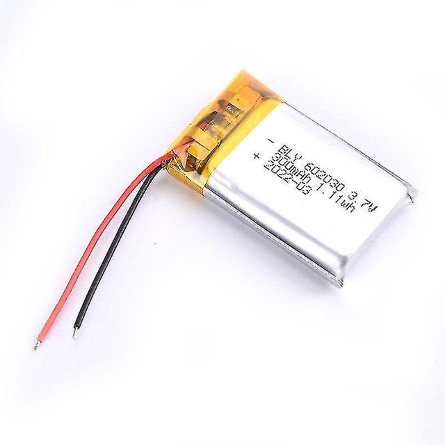 3.7v 300mah Li-ion Battery 602030 Lithium Polymer Rechargeable Battery1pc