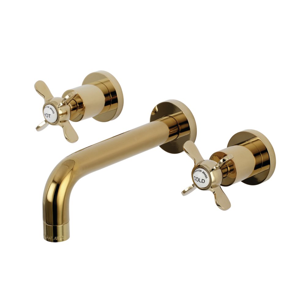 Kingston Brass KS8122BEX Essex 2Handle 8 in. Wall Mount Bathroom