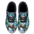 thumbnail image 2 of Snowman Let It Snow Winter Wonderland ChriStas Shoes Sneakers Black Size 10, 2 of 7