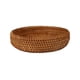 thumbnail image 2 of 3X Cesta de Almacenamiento Redonda Hecha a Mano de Ratán de Otoño Que Teje Plato de Frutas Cesta de Pan de Ratán para Comida de Cocina Pan de Picnic Mini Contenedor Variado, 2 of 5