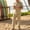 Khaki, variant on Men's 2 Piece Linen Outfits Cuban Guayabera Short Sleeve Shirts and Pants Summer Beach Vacation Sets for Men Big and Tall Size S-3XL White