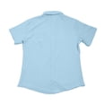 thumbnail image 6 of Yuhangmm Mens Summer Shirts Classic Solid Short Sleeve Shirt For Casual Business Turn Down Collar Comfortable Summer Men Blue S, 6 of 6