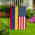thumbnail image 5 of American Colombia Flag Colombian Friendship U.S.A Memorial Day Patriotic For Garden Flag, Double-Sided Decorative Outdoor Flag, Patriotic Polyester Yard Flag 12 x 18 in, 5 of 5