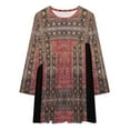 thumbnail image 3 of Antique Persian Red Rug Long Sleeved Dress women"s summer dress women"s summer jumpsuit, 3 of 4