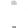 thumbnail image 1 of 150 W 3 Way Andros Metal Floor Lamp, Brushed Steel Finish, 1 of 1