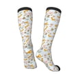 thumbnail image 5 of Lsque Squirrel In The Forest Printed Crew Socks Men's Women's LightWeight Thin Casual Calf Socks ,Knee High Socks,Cotton Socks, 5 of 9