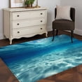 thumbnail image 3 of Summer Sea Area Rugs 3x5 ft Underwater Blue Ombre Ocean Waves Seascape Sand Washable Rug Non Slip Indoor Carpet Absorbent Floor Mat for Living Room Bedroom Dining Room, 3 of 9