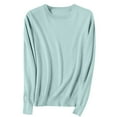 thumbnail image 3 of Women Sweater Oversized Pullover Sweaters Casual Loose Crewneck Long Sleeve Knit Jumper Tops Winter Warm Sweaters, 3 of 9