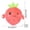 #03 _ Strawberry+Banana, variant on 2Pcs Interactive Musical Plush Toys, Soft Banana and Carrot Shape Touch Activated Gift