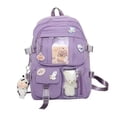 thumbnail image 1 of Sac à Dos Populaire Rose Violet pour Filles Lycéennes DMH, 1 of 6