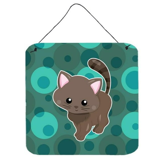 Polkadot Kitten Cat Wall or Door Hanging Prints