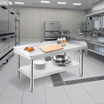 thumbnail image 3 of Support de Gril pour Équipement en Acier Inoxydable avec Pattes Ajustables, Support d'Équipement Table de Gril pour Hôtel, Maison, Restaurant Commercial Cuisine, 3 of 6