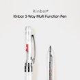 thumbnail image 2 of Kinbor Rolling Pens Premium Rotating Round Ballpoint Pen Fine Point (0.5mm) Black Ink Signature Refillable Pen Office Business Study Gift, 2 of 7