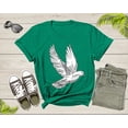 thumbnail image 6 of Cool Flying White Dove Pigeon Bird Animal Sketch Art Drawing T-Shirt Dove Pigeon Bird Lover T Shirt Gift for Men Women Kids Boys Girls, 6 of 8