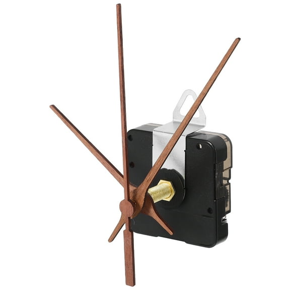 DIY Silent Quartz Clock Movement Kit with Metal Parts and Walnut Wood Hands for Wall Clocks 1 Set