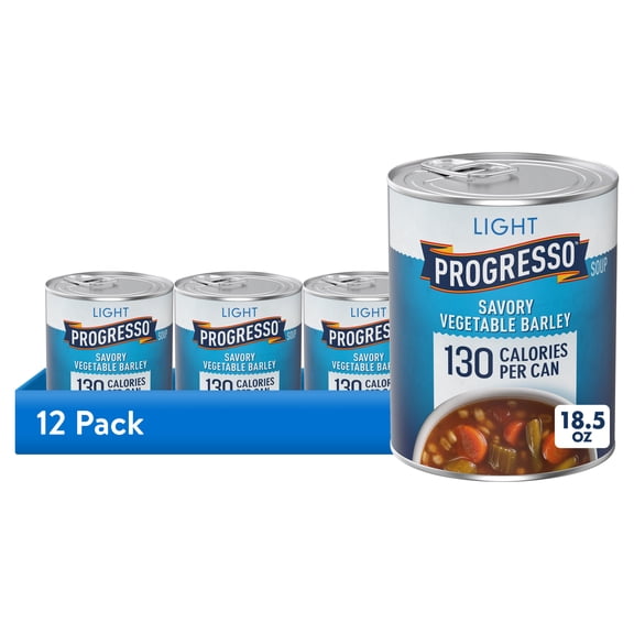Progresso Light Soup, Savory Vegetable Barley, 18.5 oz
