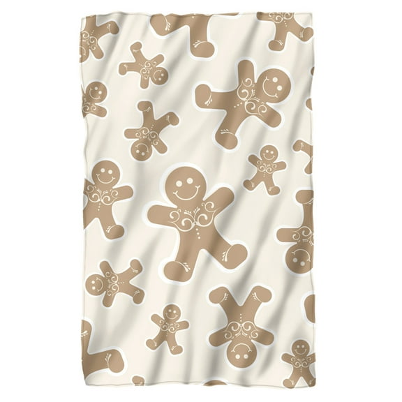 LOGOVISION Gingerbread Fleece Blanket 36' x 58'