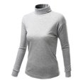 thumbnail image 2 of FashionOutfit Women's Double Long Sleeve Layer Turtleneck T-Shirt, 2 of 4