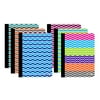 BAZIC Chevron Composition Book College Ruled, 100 Sheets, Assorted Color, 6-Pack