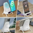 thumbnail image 5 of SINGOMON Wireless Charger, 15W Fast Charging, Lazy Phone Stand, Compatible with iPhone 16/15/14/13 Pro XS/8 Plus, Samsung Galaxy S25/S24/S23/Note 20, Etc., 5 of 10