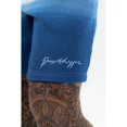 thumbnail image 3 of Hype - Pantalones Cortos Casuales Lake Fade Diseño Garabato para Hombre (Azul, Blanco), 3 of 3