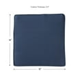 thumbnail image 4 of Greendale Home Fashions 18 x 18 in. Navy Outdoor Dining Seat Cushion (4-Pack), 4 of 6