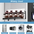 thumbnail image 5 of Paquete de 2 estantes magnéticos para especias para refrigerador, estante magnético fuerte con ganchos extraíbles, refrigerador magnético para sujetar tarros, 5 of 5