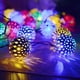 thumbnail image 3 of Cadena de luces navideñas para decoración de exteriores, 19,6 pies, 40 LED, funciona con pilas, para jardín, patio, cenador, 3 of 5