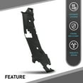 thumbnail image 6 of CROSSDESIGN Front Radiator Support Cover Compatible with Ford Mustang(Sub-model: Base, GT, Shelby) 2013 2014 DR3Z8C291AA, FO1224113 Black, 6 of 10