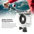 thumbnail image 3 of Camera Underwater Protective Case, Tempered Glass Action Camera Diving Housing Sealing Rubber   For Record Videos, 3 of 8