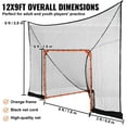 thumbnail image 5 of Vevor ZQGQQMTJK66YPRVT9V0 Hockey & Lacrosse Goal Backstop with Extended Coverage, 5 of 7