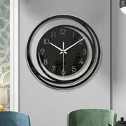 CUTICATE Nordic Wall Clock 12 inch Non Ticking Battery Operated Acrylic Clock for Bedroom Living Room Decor