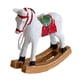 thumbnail image 3 of Estatua de caballo navideña, decoración de mesa, adorable obra de arte, recuerdos de fiesta, vacaciones Blanco, 3 of 9