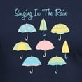 thumbnail image 3 of CafePress - Singing In The Rain T Shirt - Men's Fitted T-Shirt, 3 of 4