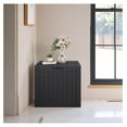 thumbnail image 5 of SONGMY 42 Gallon Deck Box Waterproof, Resin Outdoor Storage Box with Side Handles, Outdoor Storage Benches Lockable for Patio Cushions and Garden Tools (Black), 5 of 7